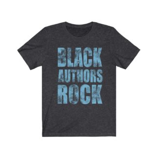 Black authors rock distressed t-shirt